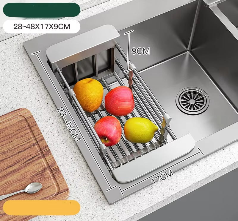 Expandable Dish Drying Rack Over The Sink