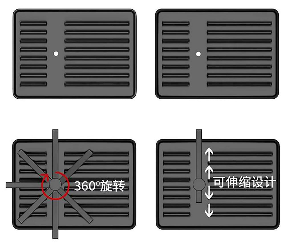 Detachable Large Capacity Dish Drainer Organizer