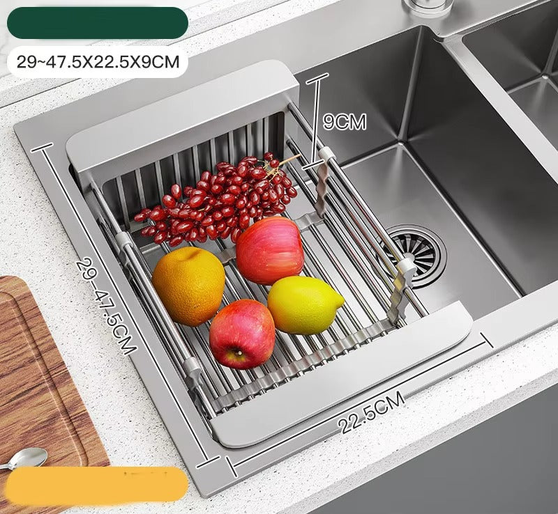 Expandable Dish Drying Rack Over The Sink