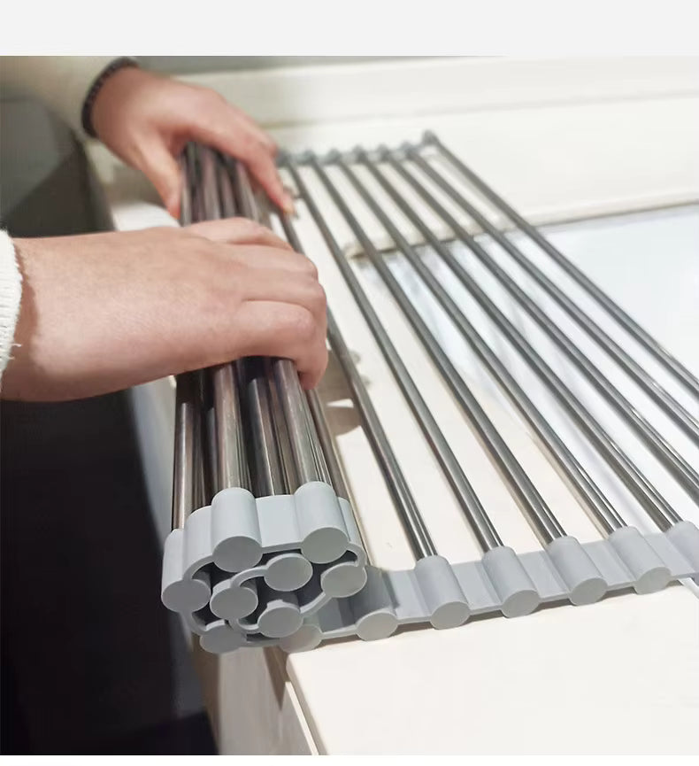 Expandable Dish Drying Rack Over The Sink