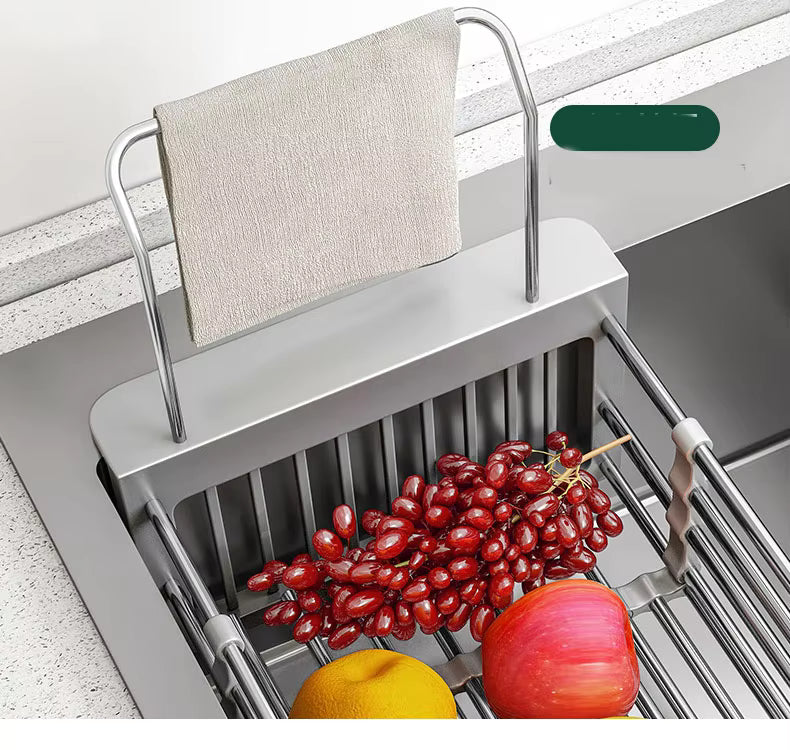 Expandable Dish Drying Rack Over The Sink
