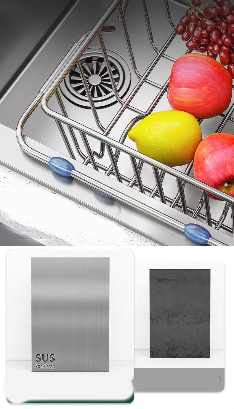 Expandable Dish Drying Rack Over The Sink