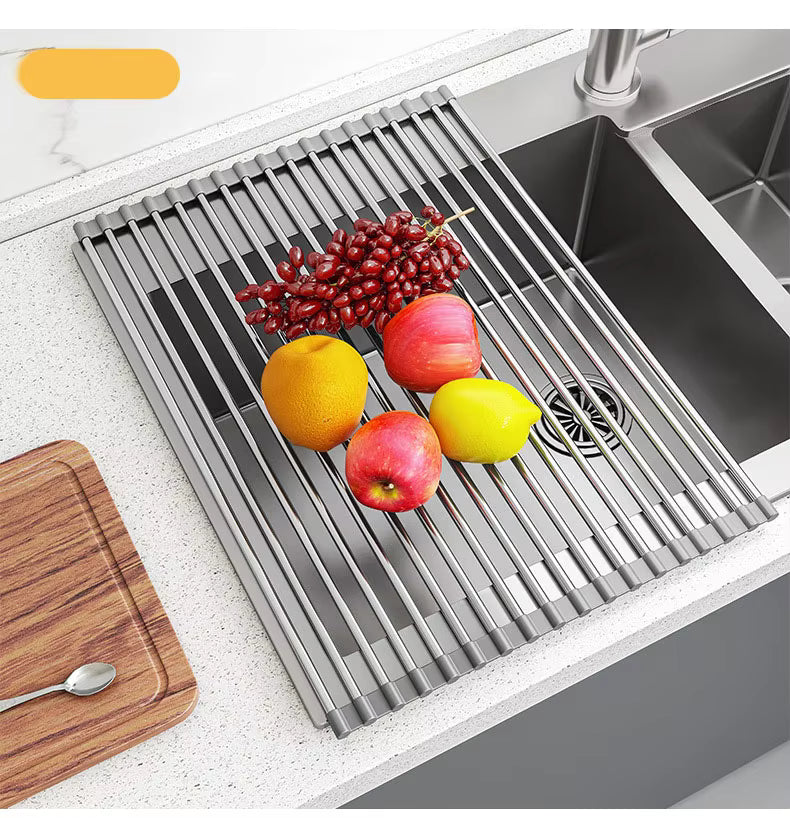 Expandable Dish Drying Rack Over The Sink